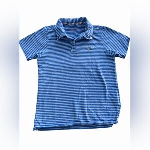Vineyard Vines Kids Blue and White Polo Shirt